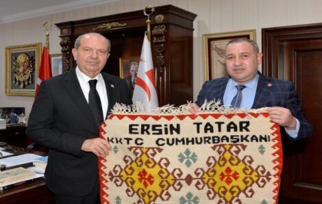 Osmaniye OGC Başkanı Avcı, KKTC Cumhurbaşkanı Tatar’ı ziyaret etti