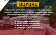Osmaniye Korkut Ata Üniversitesinden ‘uzaktan eğitim’ kararı