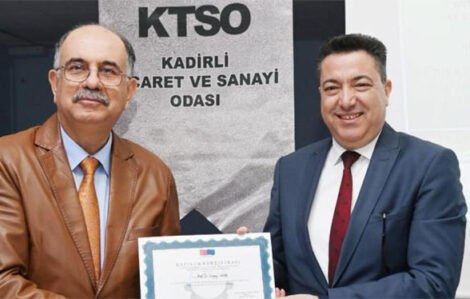 KADİRLİ TSO’DAN SERTİFİKA VERİLDİ