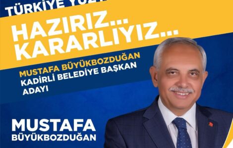 AK PARTİNİN ADAYI MUSTAFA BÜYÜKBOZDUĞAN OLDU