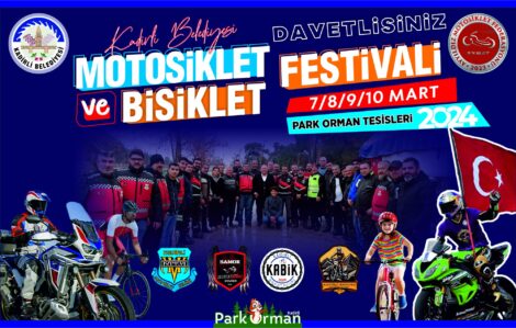 MOTOSİKLET VE BİSİKLET FESTİVALİNE DAVET…