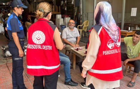 Çocuklar güvende ekipleri sosyal hizmet için saha çalışması yaptı