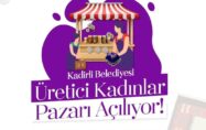 Üretici kadınlar pazarı açılıyor