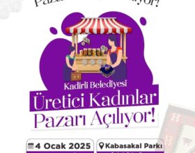 Üretici kadınlar pazarı açılıyor