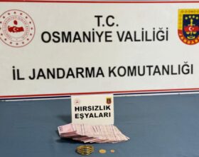 KADİRLİ’ DE HIRSIZLIK ZANLISI JANDARMADAN KAÇAMADI