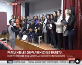 MÜZİK KOROSU KADİRLİ’YE RENK KATTI